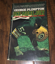 George Plimpton “One More July” Bill Curry Paperback Berkley Book Vintage 1978 - £10.92 GBP