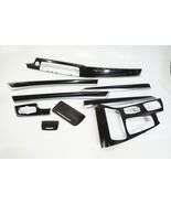 bmw f10 535i 528i 550i dash door console dark wood style trim set of 9 2... - $6,657.02 MXN