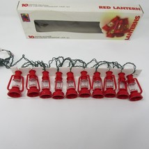 10 Kerosene String Lights Mini Lantern Red for Patio Garden Home RV Camp... - $13.99