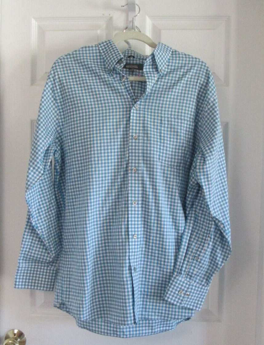 Primary image for KENNETH COLE "Reaction" 100% Cotton Men's Long Sleeve Non-Iron Dress Shirt NWOT