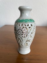 antique chinese porcelain miniature vase . - $69.00