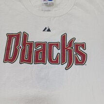 Majestic RN#15373 Dbacks #6 Drew Youth Boys White Cotton T-Shirt Size XL image 5