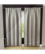 Pure Luxury Drapes Curtains Beige Natural Flax Linen Lined Set Of 2 Pane... - $3,214.44 MXN