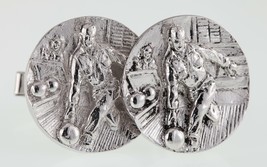Fenwick &amp; Sailors 1950s Nouveauté Bowling Haut Relief Argent Sterling Bo... - €89,52 EUR