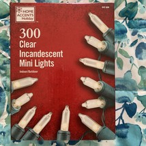 Home Accents Holiday 300 Clear Incandescent Mini String Lights 68 ft 6 i... - £4.70 GBP