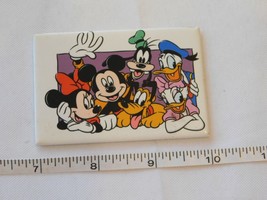 The Postcard Factory Mickey Mini Mouse Daffy Goofy magnet 2 1/8&quot; X 3&quot; - £8.09 GBP