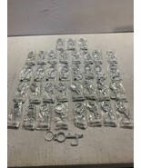 35 Pack of No Touch Door Opener Button Pusher Germ Free Key Chain White - $36.09