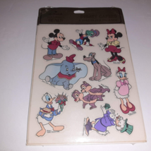 Vtg Disney Capers Mickey Stickers 4 Sheets Scrooge Jiminy Cricket Chip &amp; Dale - £9.34 GBP