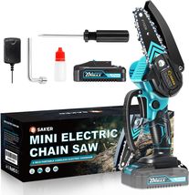 Saker Mini Chainsaw,Portable Electric Chainsaw Cordless,Handheld Chain Saw - $35.99