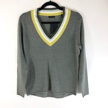 ATM Anthony Thomas Melillo Womens Cashmere Sweater Oversized V Neck Gray XS - £56.84 GBP