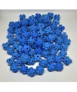 Vtg (50) Construx Blue 6-Peg Nut Connector Lot Building Parts Fisher Price - €8,58 EUR