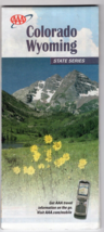 AAA Colorado and Wyoming State Series Road Map 2012 - $16.82