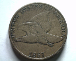 1857 FLYING EAGLE CENT PENNY FINE / VERY FINE F/VF NICE ORIGINAL COIN BO... - £50.57 GBP
