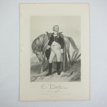 Major General Nathanael Greene 1862 Steel Engraving Print Revolutionary War - £39.95 GBP