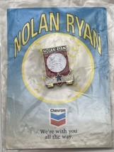 1990 Nolan Ryan Texas Rangers 300th Win Chevron MLB Baseball Lapel Hat Pin - £11.75 GBP