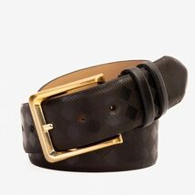 The Cenova Black Calfskin Belt image 3