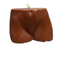 Caiyu Caia Petit Derriere Booty Candle Brown Single Wick 100% Soy Wax NIB New - £44.12 GBP