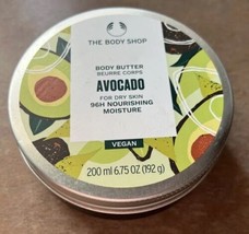 The Body Shop Vegan Body Butter Avocado 200ml /6.75 oz New - £15.77 GBP