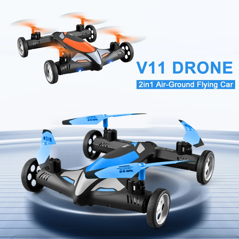2021 New 2-in-1 2.4G Drone 4k Camera HD Air-Ground Flying Car four-axis ... - £53.48 GBP+