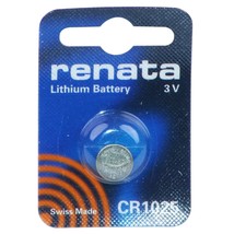 Renata #CR1025 Lithium Coin Battery AD 3 Voltas Swiss Made - £11.66 GBP