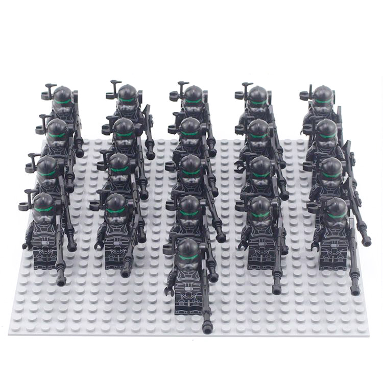 21pcs Clone Force 99 Clone Commando Crosshair Army Minifigures Set