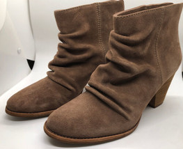 Women&#39;s Splendid Rodeo Brown Suede Slouchy Ankle Boots Size 10 M - £22.94 GBP