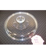 PYREX CLEAR 04 G1C A ROUND LID W/ RIBS CORNING WARE - $18.43 CAD