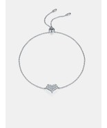 Moissanite Heart Bracelet - £86.90 GBP