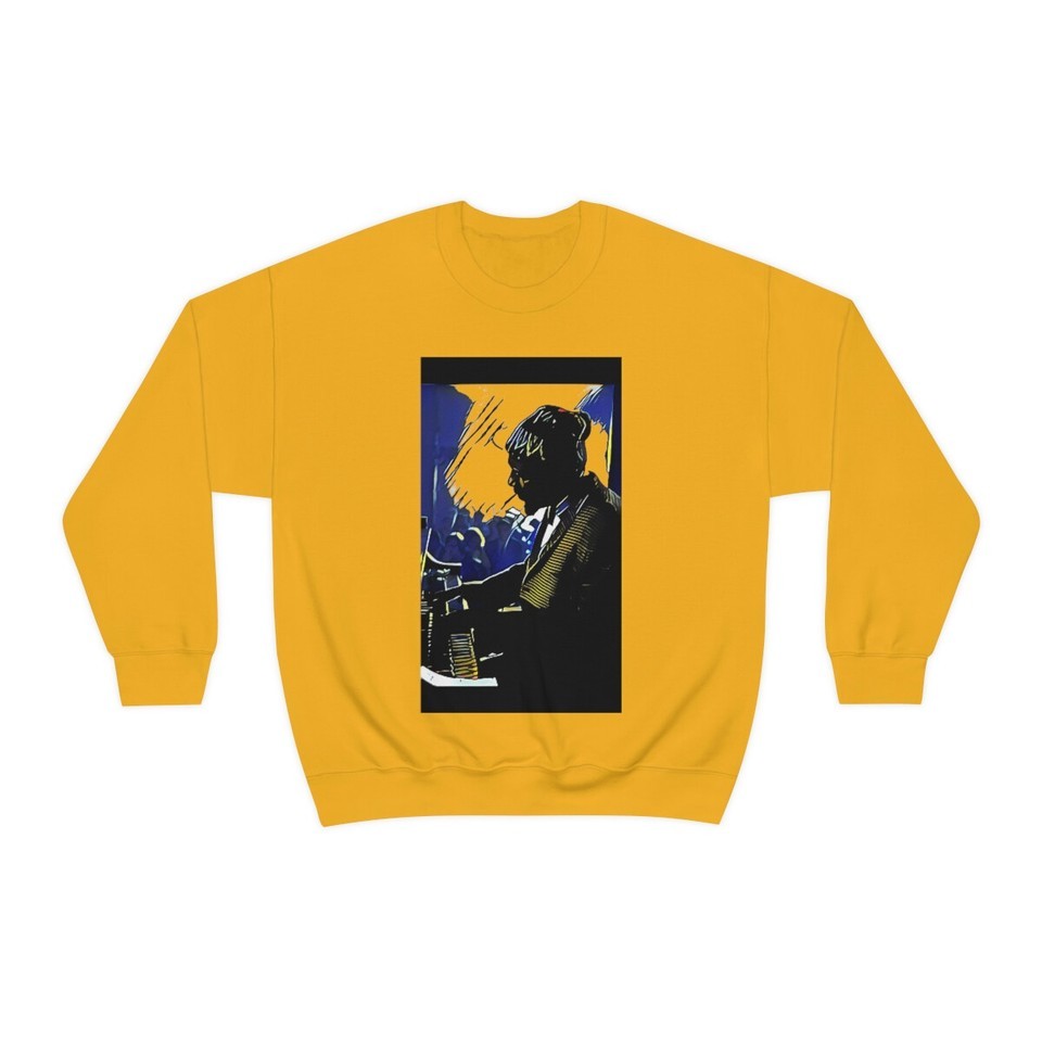 Thelonious Monk Jazz Art Graphic Print Unisex Heavy Blend™ Crewneck Swea... - $25.36+