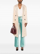 Forte Forte golden sunrise jacquard coat Gold - $15,750.64 MXN