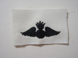 USN AVIATION ORDNANCEMAN AO BLUE ON WHITE WW2 ERA  :KY21-1 - $3.76