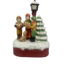 Classic Christmas Village Carolers Figurine Winter Snow Scene Xmas Displ... - $13.85
