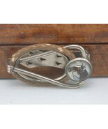 Pre-Owned Vintage Horse Portrait Oval Tie Clip - $13.65 CAD