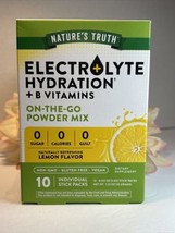 Nature&#39;s Truth Electrolyte Hydration B Vitamins On-The-Go Powder Mix 10 Packets - £7.87 GBP