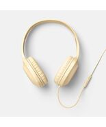 heyday Wired On-Ear Headphones Mist Yellow Built-In Mic 3.5mm Jack - $19.98 CAD