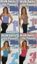 Workout Walk Away the Pounds for ABS Leslie Sansone 1/2/3 Miles Lot 4 VHS Tapes - £6.57 GBP