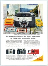 1950s Kodak Signet 50 Camera PRINT AD Pony II, Retina IIIC, 300 Projecto... - €5,68 EUR