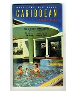 Delta C&amp;S Air Lines Caribbean Holiday Guide Route Maps Cuba 1954 - £97.20 GBP