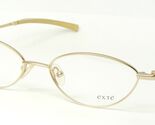 Nuevo Exte EX29 650 Oro Gafas Montura Metálica 51-16-140mm Italia - $52.64