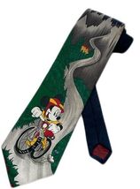 Balancine Tie Works Mickey Mouse Cycling Bicycle Necktie - Blue - One Si... - $14.80
