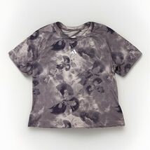 Adidas AOP Flower Tee Shirt Women’s Small Gray Floral  Top Activewear NWT - $18.49