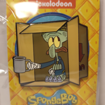 Spongebob Squarepants Squidward Homeless Enamel Pin Official Cartoon Collectible - £12.13 GBP