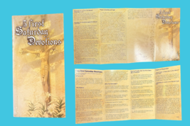 5 First Saturday Devotions Folded Prayer Card - $5.89