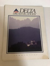 Vintage Delta Dream Vacations Booklet Brochure Summer 1992 - £7.88 GBP