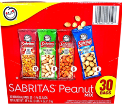 Sabritas Peanut Mix Variety Hot Salt Spicy Japanese 30 Count Box EXP 02/... - $23.26