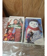 2 VHS Movies JACK FROST  Michael Keaton &amp; JINGLE ALL THE WAY Arnold Swar... - $25.91 CAD