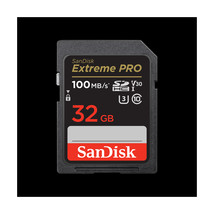 SanDisk SDSDXXO-032G-ANCIN 32GB EXTREME PRO SD 100/90MB/S RW C10 UHS U3 V - £43.90 GBP