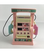 Gas Station Electronic Fuel Pump Lights Sounds 7&quot; Pretend Play Toy Pink ... - €21,42 EUR