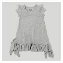 Toddler Girls Gray French Terry A Line Dress Size 4T Afton Street  - $9.09