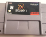 MORTAL KOMBAT 3 Super Nintendo SNES Vtg Authentic Genuine GAME CARTRIDGE... - $22.99
